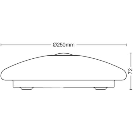 Philips - Lampada da soffitto LED con sensore MAUVE LED/6W/230V