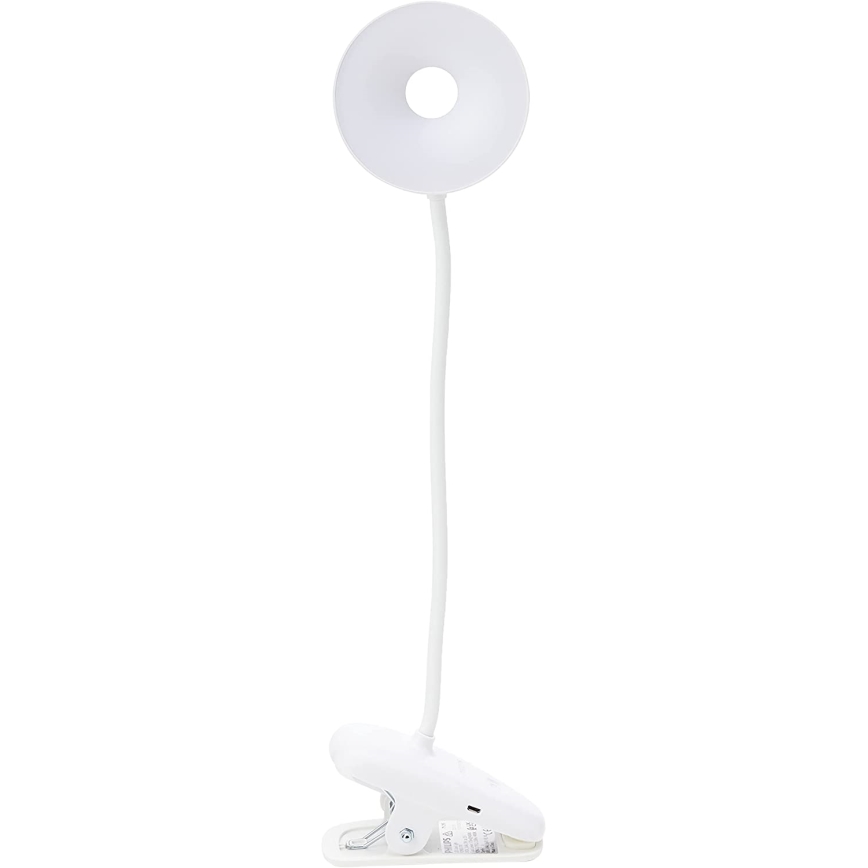 Philips - Lampada LED dimmerabile con clip DONUTCLIP LED/3W/5V 1200 mAh CRI 90 bianco