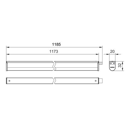 Philips - Lampada LED sottopensile PROJECTLINE LED/13W/230V 3000/4000/6500K