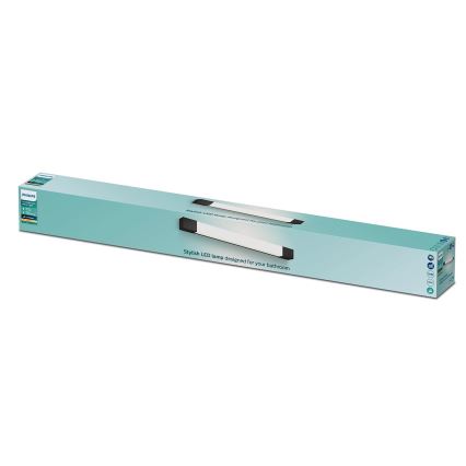 Philips - Lampada per specchio da bagno ROVER LED/10W/230V IP44 nero