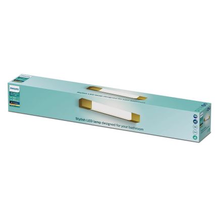 Philips - Lampada per specchio da bagno ROVER LED/5W/230V IP44 ottone