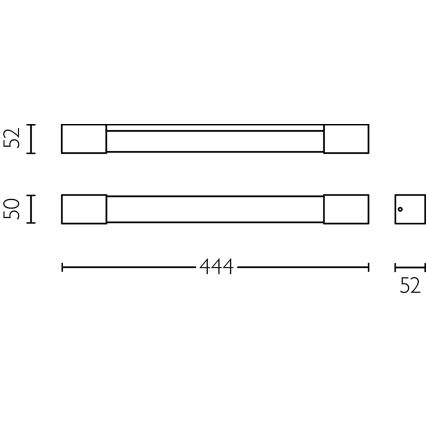 Philips - Lampada per specchio da bagno ROVER LED/5W/230V IP44 ottone
