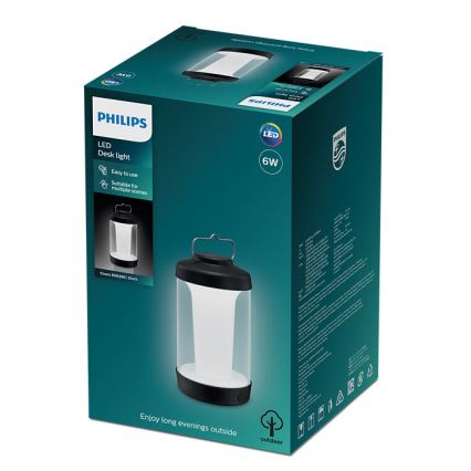 Philips - Lampada portatile LED dimmerabile CICERO LED/6W/5V IP54