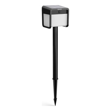 Philips - Lampada solare LED con sensore di movimento e crepuscolare EZRA LED/1,8W/3,7V 2600 mAh 3000K IP44