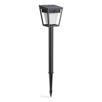 Philips - Lampada solare LED con sensore di movimento e crepuscolare NISSA LED/1,8W/3,7V 2600 mAh 3000K IP44