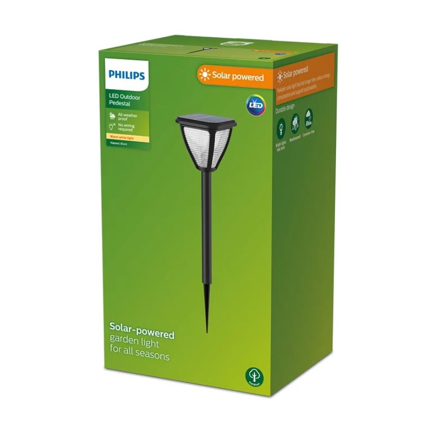 Philips - Lampada solare LED VAPORA LED/1,5W/3,7V IP44