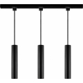 Philips - Lampadario a sospensione con cavo per sistema binario EASYLINK, 3x GU10/7W/230V, 157 cm, nero
