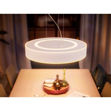 Philips - Lampadario a sospensione con filo LED dimmerabile Hue LED/33,5W/230V 2200-6500K bianco + telecomando