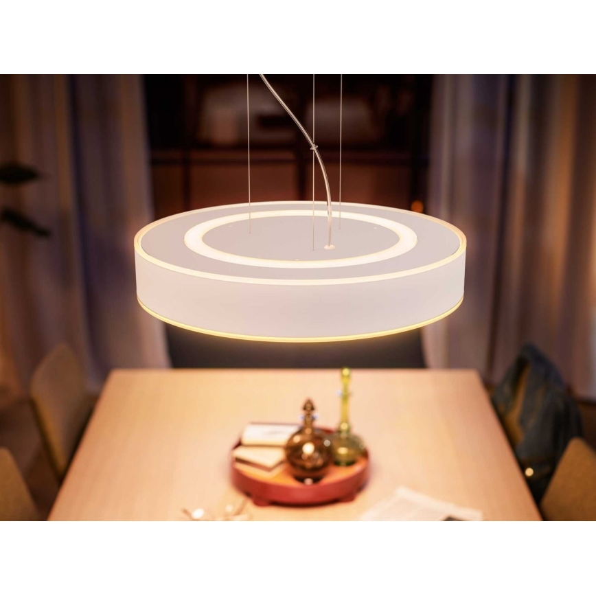 Philips - Lampadario a sospensione con filo LED dimmerabile Hue LED/33,5W/230V 2200-6500K bianco + telecomando