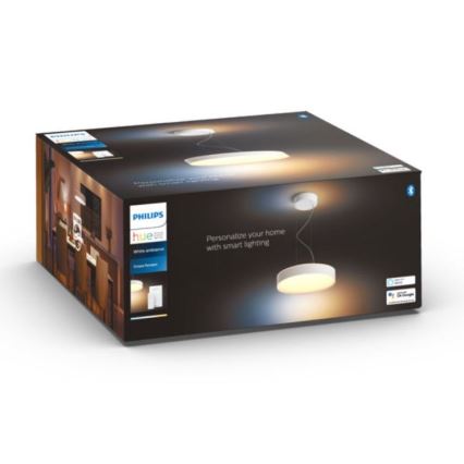 Philips - Lampadario a sospensione con filo LED dimmerabile Hue LED/33,5W/230V 2200-6500K bianco + telecomando