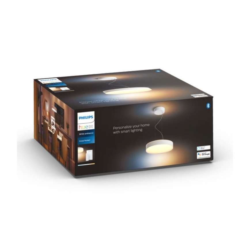 Philips - Lampadario a sospensione con filo LED dimmerabile Hue LED/33,5W/230V 2200-6500K bianco + telecomando