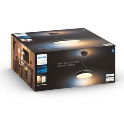 Philips - Lampadario a sospensione con filo LED dimmerabile Hue LED/33,5W/230V 2200-6500K nero + telecomando