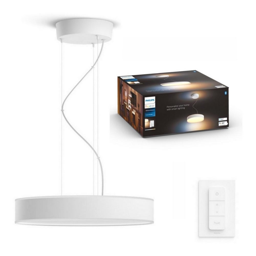 Philips - Lampadario a sospensione con filo LED dimmerabile Hue LED/33,5W/230V 2200-6500K bianco + telecomando