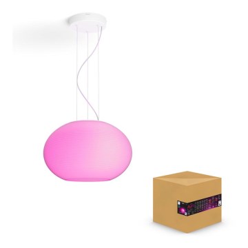 Philips - Lampadario dimmerabile a LED RGBW su cavo Hue FLOURISH LED/39W/230V