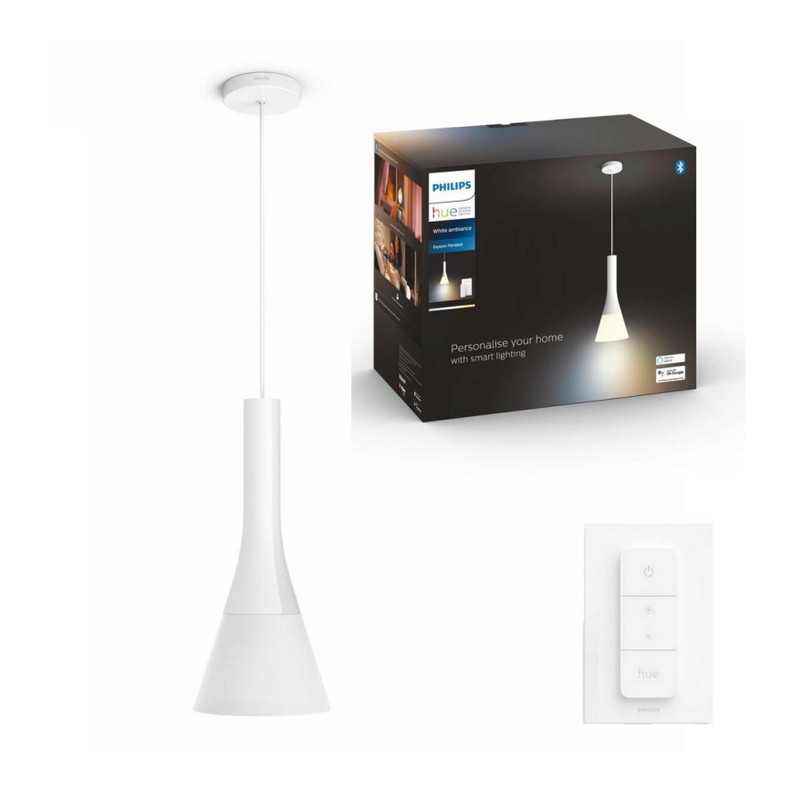 Philips - Lampadario LED dimmerabile su filo Hue EXPLORE 1xE27/6W/230V 2200-6500K