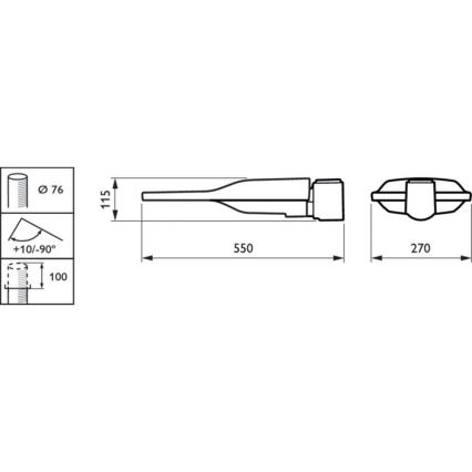 Philips BGS212 ECO59/740 II 48/60A - Lampione stradale LED LUMISTREET LED/48W/230V IP66