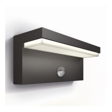 Philips - LED Applique da esterno con sensore BUSTAN LED/3,8W/230V 4000K IP44