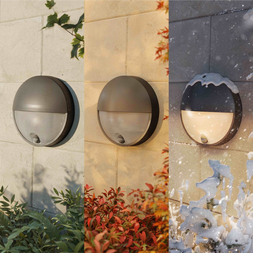 Philips - Lampada da parete per esterni con sensore CAPRICORN LED/4,3W/230V IP44