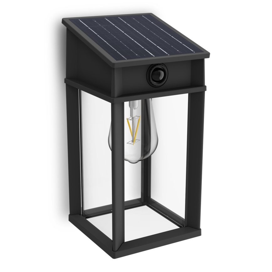 Philips - LED Applique solare con sensore di movimento e crepuscolare GERI LED/3,2W/3,7V 2600 mAh 4000K IP44