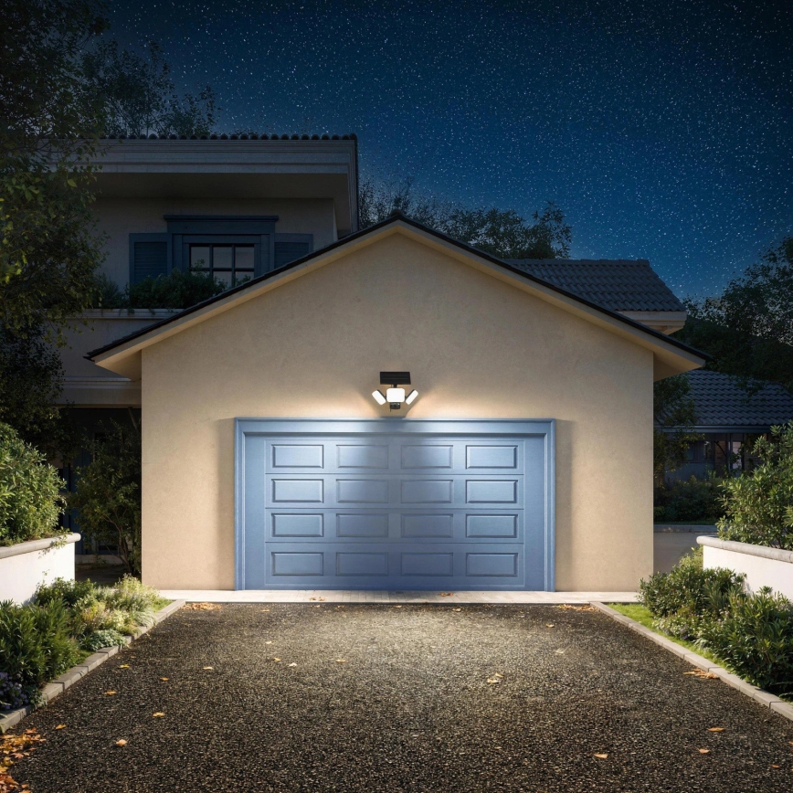 Philips - Applique solare da parete a LED con sensore ZYREN LED/24,5W/3,7V 2600 mAh 3000K IP65