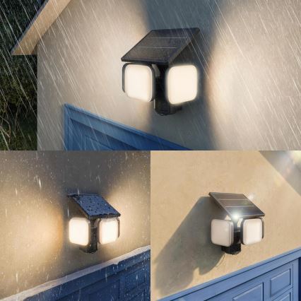 Philips - Applique solare da parete a LED con sensore ZYREN LED/24,5W/3,7V 2600 mAh 3000K IP65