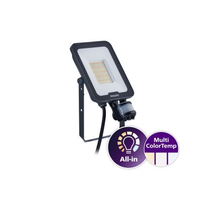 Philips - Proiettore LED con sensore di movimento e sensore crepuscolare LEDINAIRE ALL-IN LED/30W/230V 3000/4000/6500K IP65