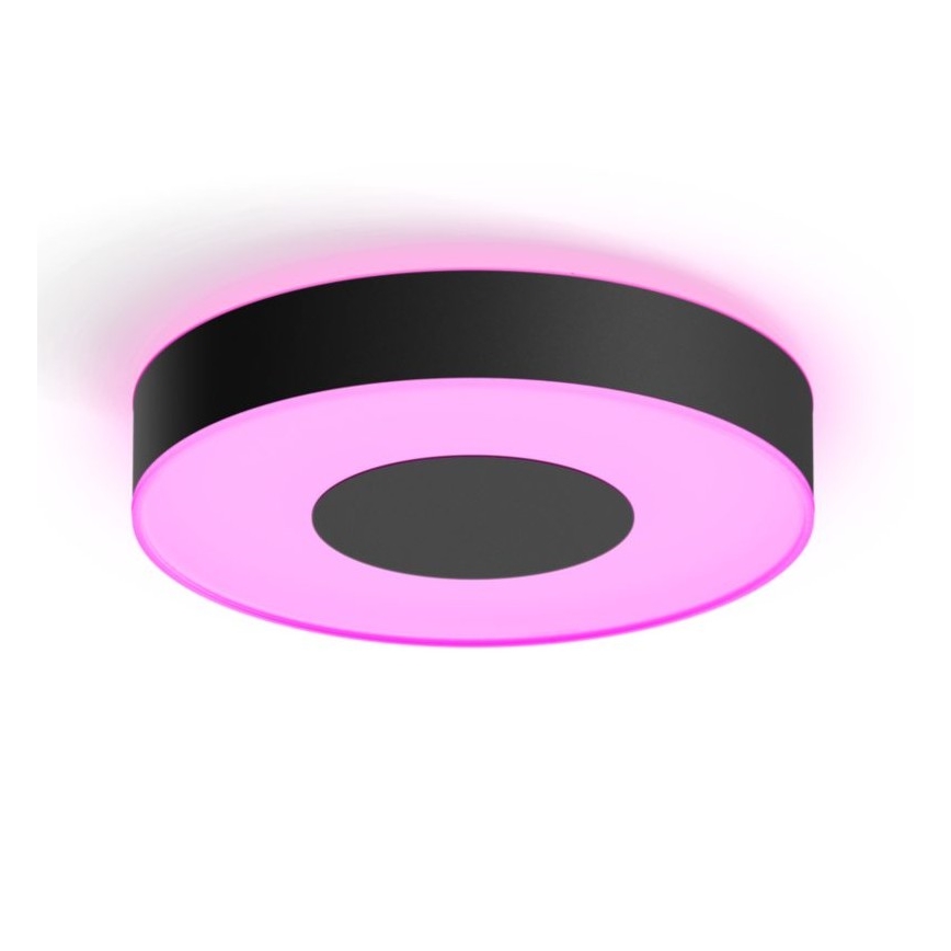 Philips - Plafoniera LED RGB dimmerabile Hue INFUSE LED/33,5W/230V 2000-6500K Ø 381 mm nera