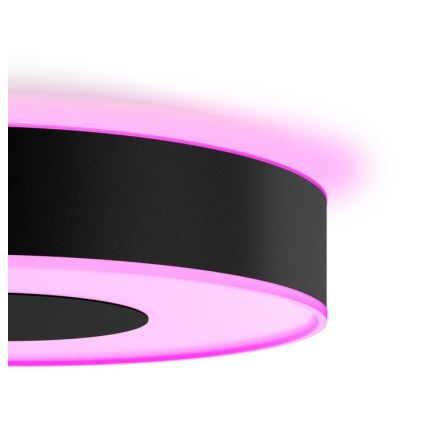 Philips - Plafoniera LED RGB dimmerabile Hue INFUSE LED/33,5W/230V 2000-6500K Ø 381 mm nera