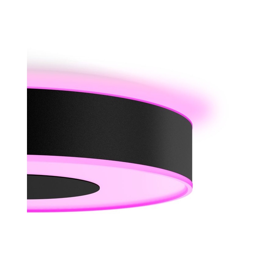 Philips - Plafoniera LED RGB dimmerabile Hue INFUSE LED/33,5W/230V 2000-6500K Ø 381 mm nera