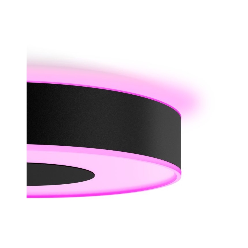 Philips - Plafoniera dimmerabile LED RGB Hue INFUSE LED/52,5W/230V 2000-6500K Ø 425 mm nera