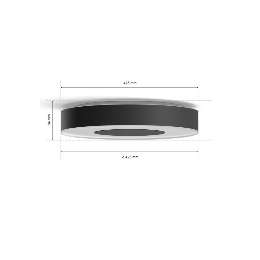 Philips -LED RGB Plafoniera dimmerabile Hue INFUSE LED/52,5W/230V 2000-6500K d. 425 mm bianco