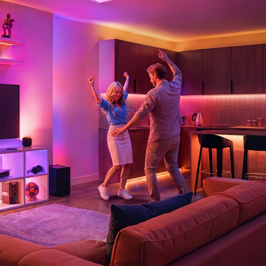 Philips - Lampada da tavolo dimmerabile LED RGB+TW SMART LED/9W/230V 2200-6500K Wi-Fi