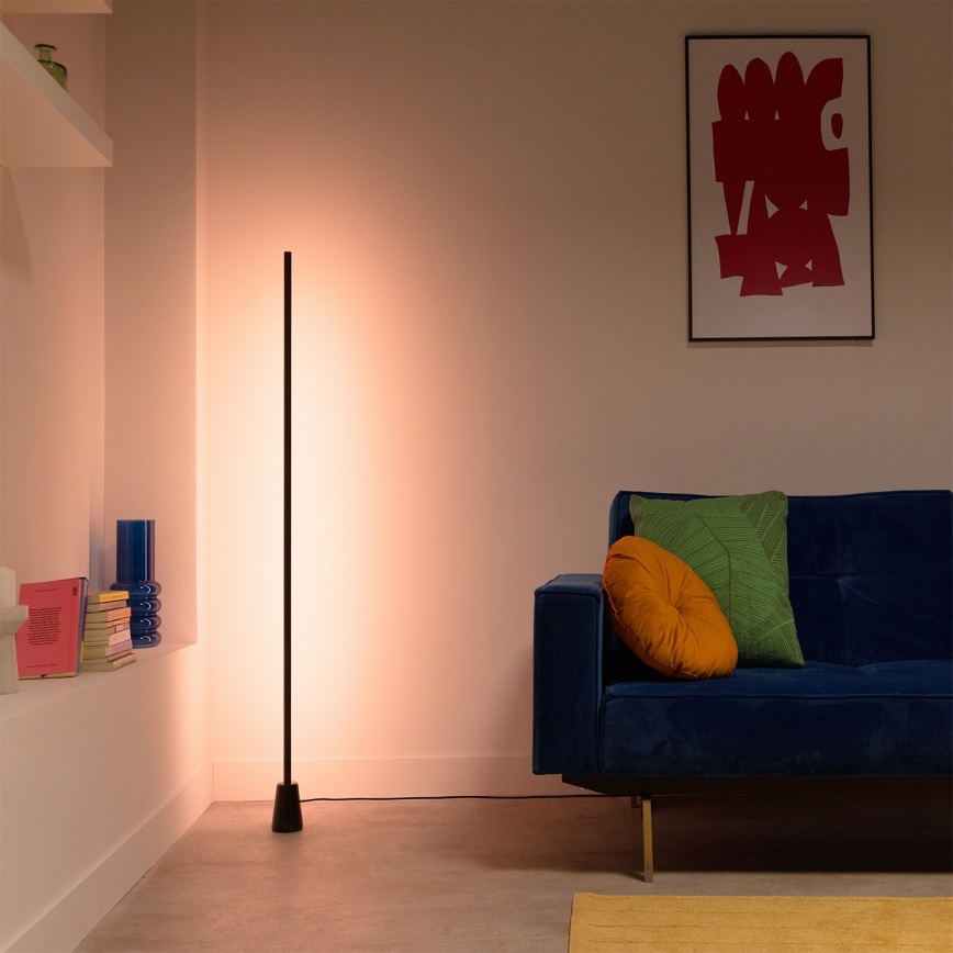Philips - Lampada da terra dimmerabile a LED RGBIC GRADIENT, 9,7 W, 230 V, 2200-6500 K, Wi‑Fi