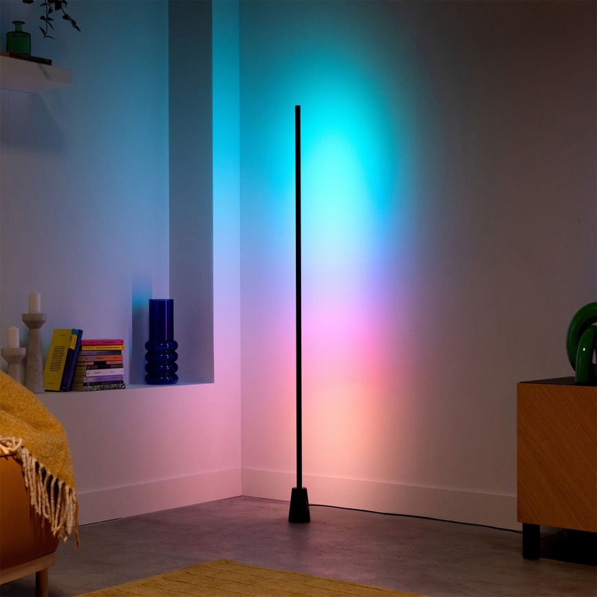 Philips - Lampada da terra dimmerabile a LED RGBIC GRADIENT, 9,7 W, 230 V, 2200-6500 K, Wi‑Fi