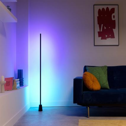 Philips - Lampada da terra dimmerabile a LED RGBIC GRADIENT, 9,7 W, 230 V, 2200-6500 K, Wi‑Fi