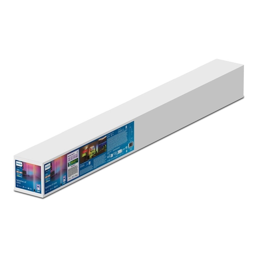 Philips - Lampada da terra dimmerabile a LED RGBIC GRADIENT, 9,7 W, 230 V, 2200-6500 K, Wi‑Fi