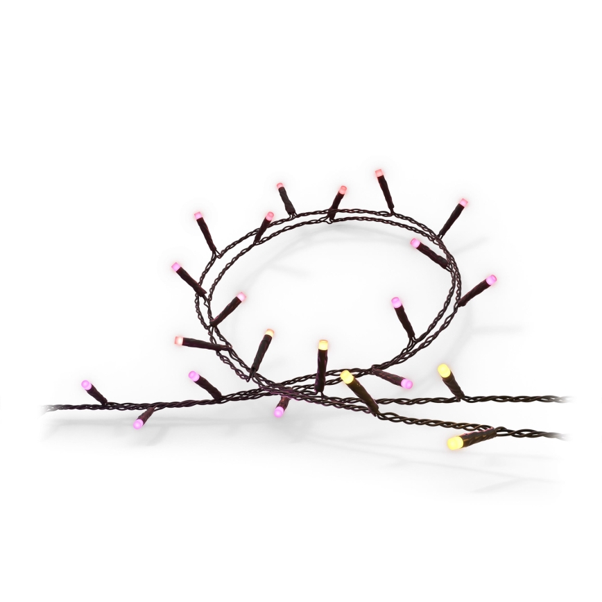 Philips - Catena LED RGBW dimmerabile per esterni HUE WHITE AND COLOR AMBIANCE, 500 LED, 44,4 m, 2000-6500K, IP54