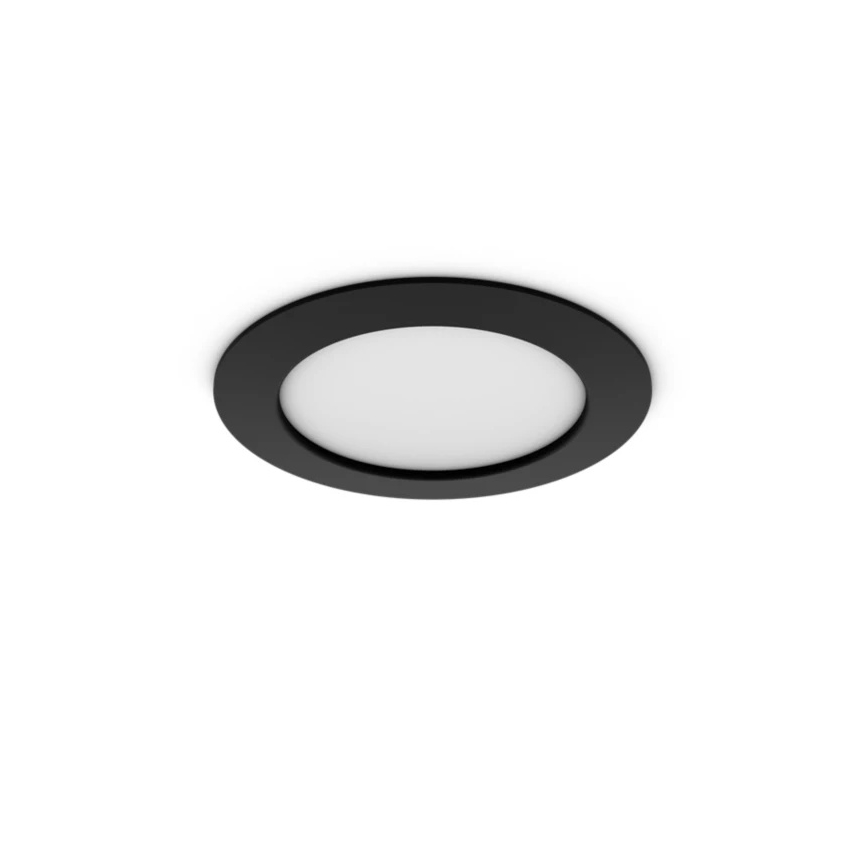 Philips - LED RGBW Dimmerabile faretto da incasso per bagno Hue SLIM LED/12W/230V 1000-20000K nero IP44