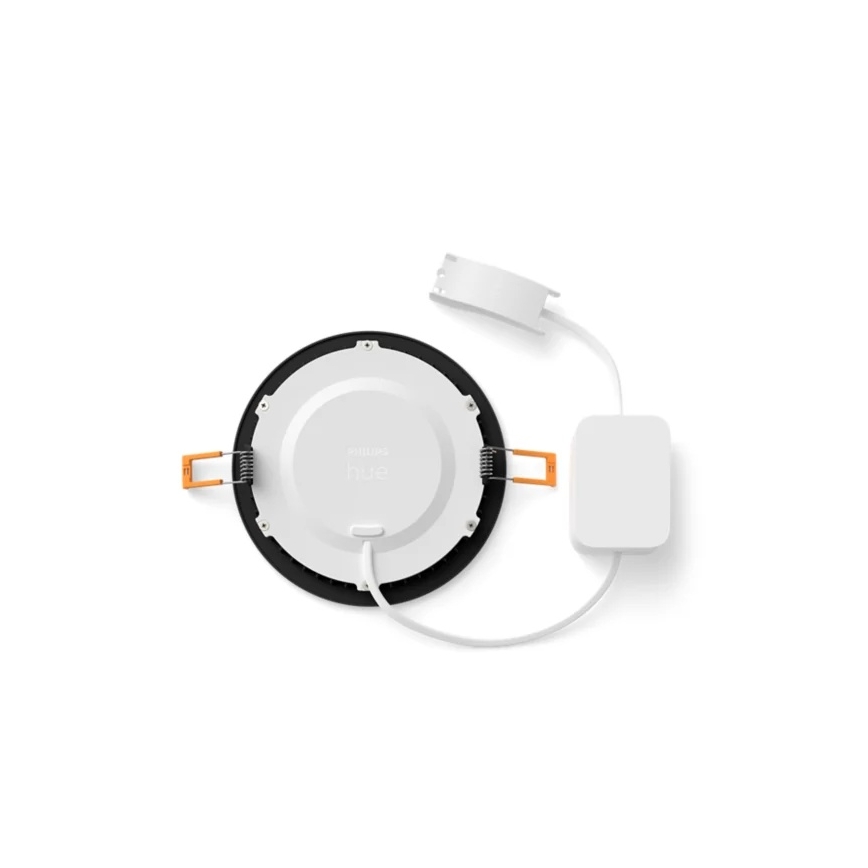 Philips - LED RGBW Dimmerabile faretto da incasso per bagno Hue SLIM LED/12W/230V 1000-20000K nero IP44