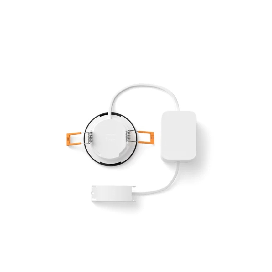 Philips - LED RGBW dimmerabile lampada da incasso per bagno Hue SLIM LED/8,3W/230V 1000-20000K nero P44