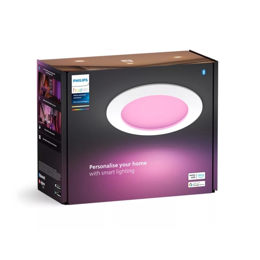 Philips - LED RGBW Lampada da incasso dimmerabile per bagni Hue SLIM LED/12W/230V IP44 2200-6500K