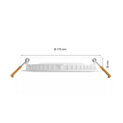 Philips - LED RGBW Lampada da incasso dimmerabile per bagni Hue SLIM LED/12W/230V IP44 2200-6500K