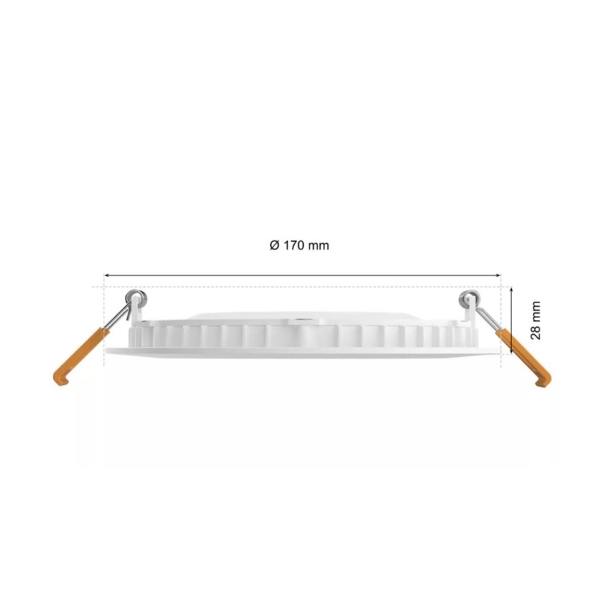 Philips - LED RGBW Lampada da incasso dimmerabile per bagni Hue SLIM LED/12W/230V IP44 2200-6500K