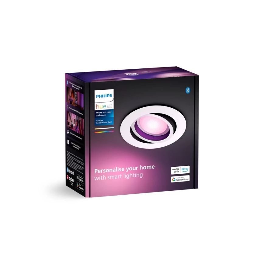 Philips - LED RGBW Lampada da incasso dimmerabile Hue CENTURA 1xGU10/4,2W/230V 2000-6500K