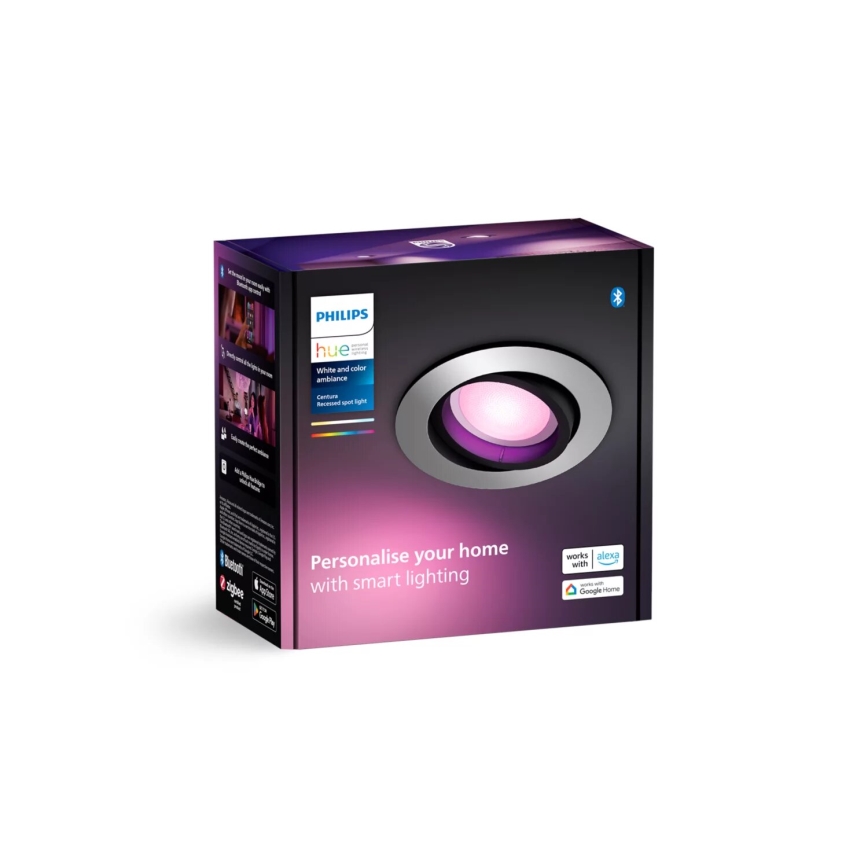 Philips - LED RGBW Lampada da incasso dimmerabile Hue CENTURA 1xGU10/4,2W/230V 2000-6500K