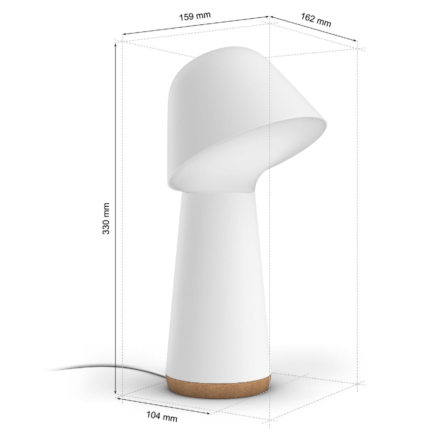 Philips - LED RGBW Lampada da tavolo dimmerabile Hue TWILIGHT LED/13,4W/230V 2000-6500K