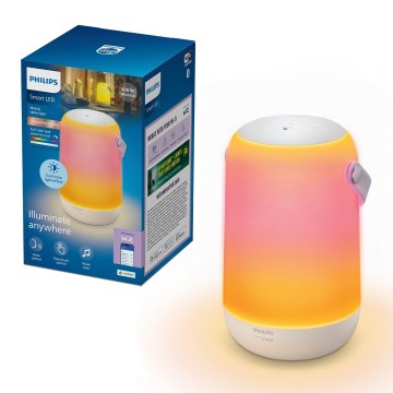 Philips - LED RGBW Lampada da tavolo portatile dimmerabile a sfioramento SMART LED/13,5W/3,6V 2200-6500K Wi-Fi 1800 mAh