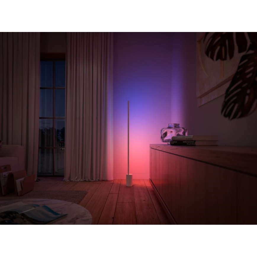 Philips - LED RGBW Lampada da terra con dimmer Hue SIGNE LED/29W/230V 2000-6500K bianco
