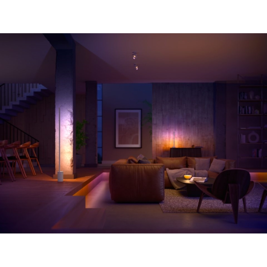 Philips - LED RGBW Lampada da terra con dimmer Hue SIGNE LED/29W/230V 2000-6500K bianco