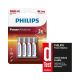 Philips LR03P4B/10 - 4 pz Batteria alcalina AAA POWER ALKALINE 1,5V 1150mAh